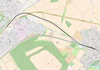 Spoorlijn Langerwehe - Eschweiler-Weisweiler op de kaart