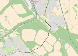 Spoorlijn Bergheim - Niederaußem op de kaart