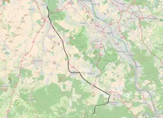 Spoorlijn Rech - Erftstadt op de kaart