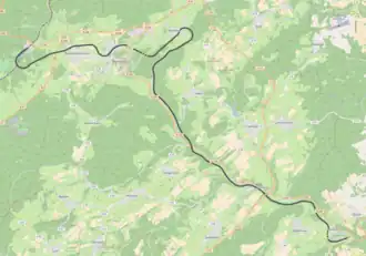 Spoorlijn Ahrdorf - Blankenheim Wald op de kaart