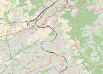 Spoorlijn Solingen - Wuppertal-Vohwinkel op de kaart