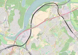 Spoorlijn Hagen-Vorhalle - Hagen-Kabel op de kaart