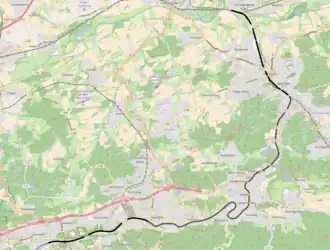 Spoorlijn Letmathe - Fröndenberg op de kaart