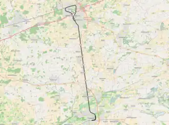 Spoorlijn Lippstadt - Rheda-Wiedenbrück op de kaart