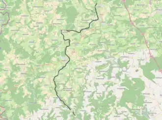 Spoorlijn Pronsfeld - Neuerburg op de kaart