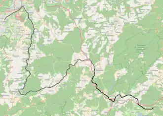 Spoorlijn Trier - Türkismühle op de kaart