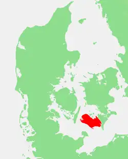 Lolland in Denemarken