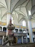 De stadskerk van Dippoldiswalde (3; interieur)