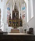 Vleugelaltaar in deze kerk, 1492