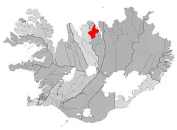 Ligging van Dalvíkurbyggð