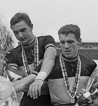 Daniel Goens en Robert Vanlancker (rechts) in 1967