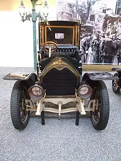 Darracq Coupé Chaffeur SS 20/28, viercilinder, 4728 cc, 28,5 pk, 70 km/h (1907)