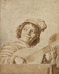Tekening van David Bailly (1624)