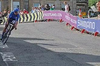 Donati tijdens het WK tijdrijden voor beloften in 2023