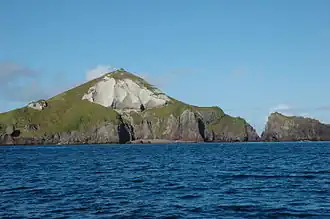 Davidof Island van zee