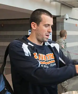 Tarwater tijdens de US Olympic trials 2012