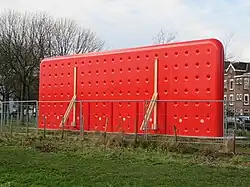 De nieuwe muur (januari 2021)