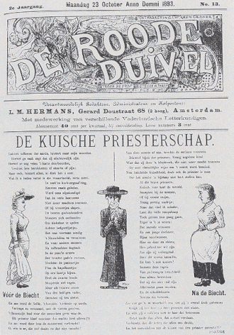 "Ontmaskering! Geen genade""Tegen troon, tegen beurs, tegen altaar"