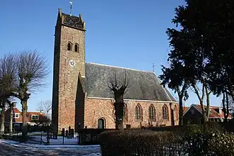De hervormde kerk van Deersum.
