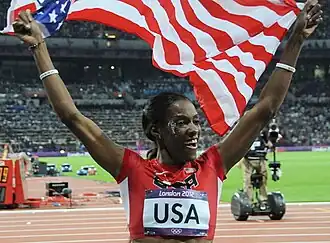 Tijdens de OS van 2012, Londen