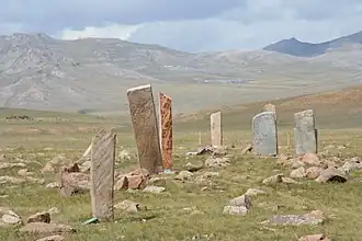 Hertenstenen in Mongolië