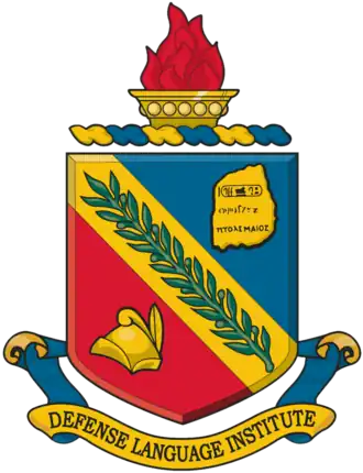 Wapenschild van het Defense Language Institute