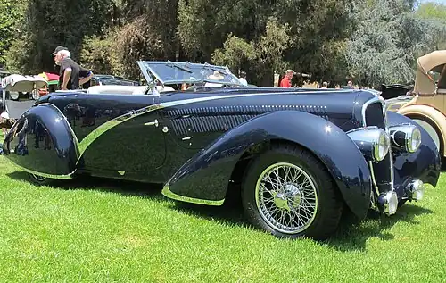 1936 Delahaye 135 Disappearing Top Convertible, 1936