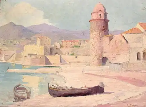 Vissersstrand van Collioure
