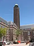 Toren van het voormalige universiteitsgebouw