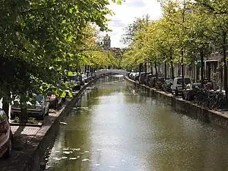 Nieuwe Delft met parallel de Voorstraat