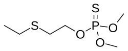 Structuurformule van demeton-O-methyl