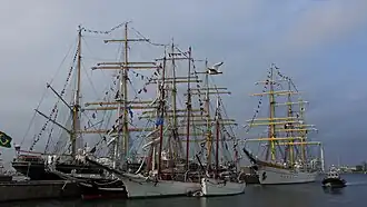 Enkele schepen tijdens Sail Den Helder 2017
