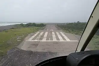 W.H. Bramble Airport in 2006 na de verwoesting