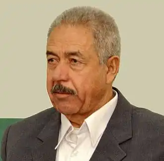 Ali Hassan al-Majid tijdens een verhoor in 2004