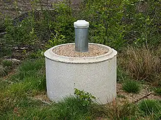 Dethlinger Teich, grondwater-meetinstallatie