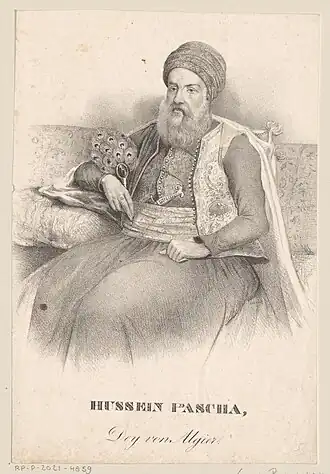 Portret van Hoessein Dei, Koninklijke Collectie