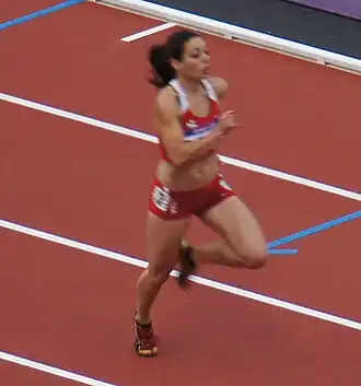 Diane Borg op de Olympische Zomerspelen 2012