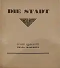 Titelblad van "Die Stadt" (1925)