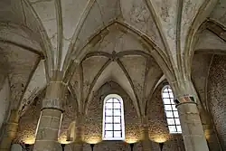 Interieur van de voormalige Sint-Laurentiuskerk