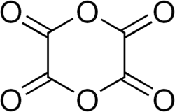Structuurformule van 1,4-dioxaantetraketon