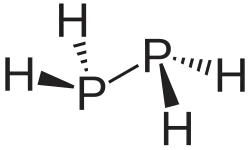 Structuurformule van difosfaan