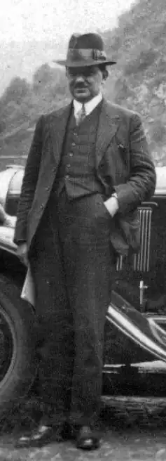 D. Jansen van Galen op vakantie in Zwitserland