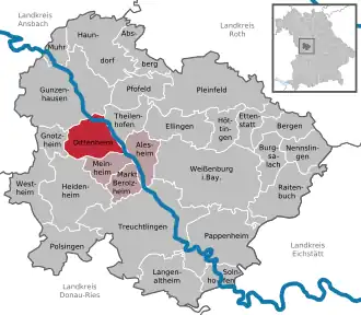 Kaart van Dittenheim