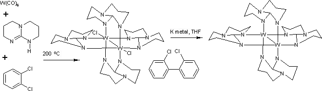 Synthese van diwolfraamtetra(hpp)