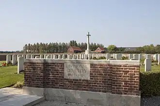 Toegang met Cross of Sacrifice