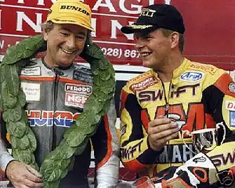 Joey Dunlop en David Jefferies