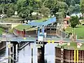 Sluis in het Müritz-Elde-kanaal bij Dömitz