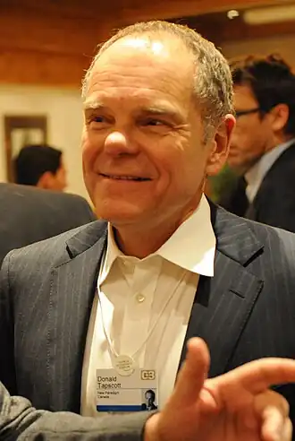 Don Tapscott op het World Economic Forum 2008 in Davos