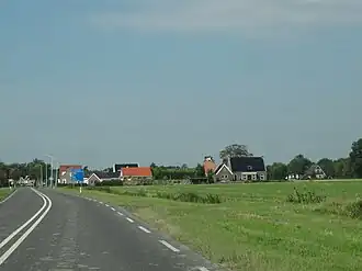 Dongjum gezien vanaf N384