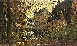 Gezicht op kasteel Doorwerth